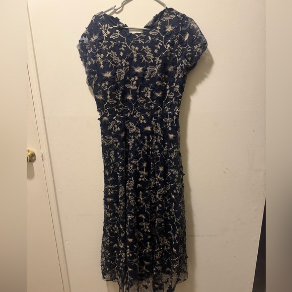 Embroidered Tulle Maxi Dress, Xl, new with tags - Picture 1 of 3